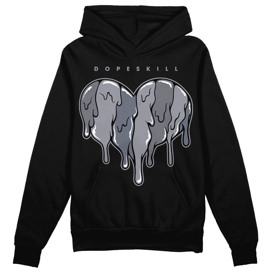 Stealth 14s DopeSkill Hoodie Sweatshirt Slime Drip Heart Graphic