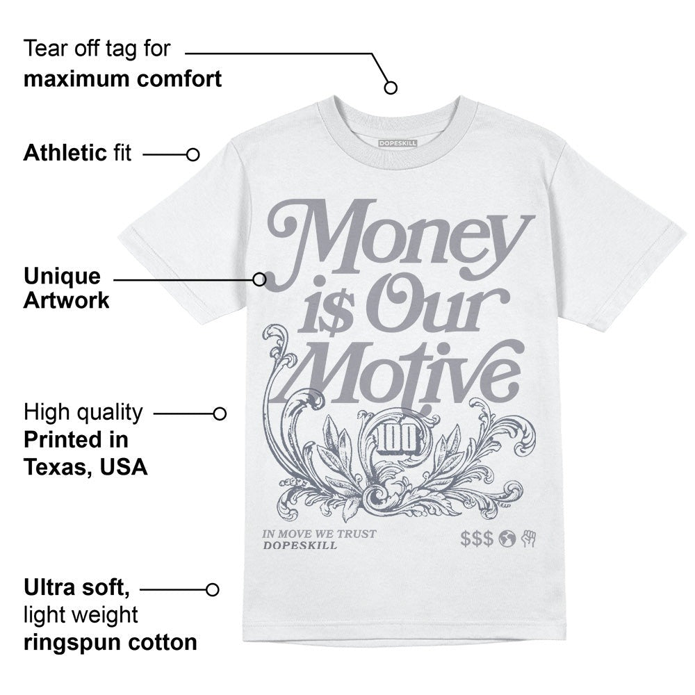Stealth 14s DopeSkill T-Shirt Money Is Our Motive Typo Graphic