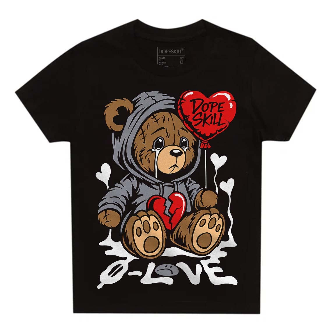 Stealth 14s DopeSkill Toddler Kids T-shirt Broken Bear Graphic