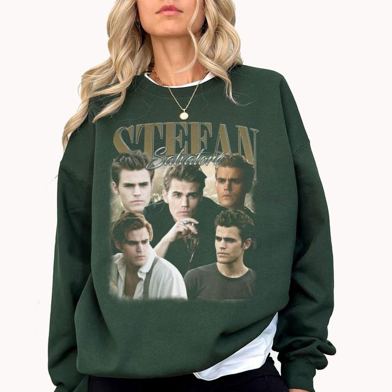 Stefan Salvatore Sweatshirt, Salvatore Brothers Sweatshirt, Stefan Salvatore Merch,TVD Sweatshirt, TVD Gift,Vampire Diares Shirt,TVD Shirt,Gift For Women And Man,Gift For Team Stefan,Vintage Shirt,TVD Merch
