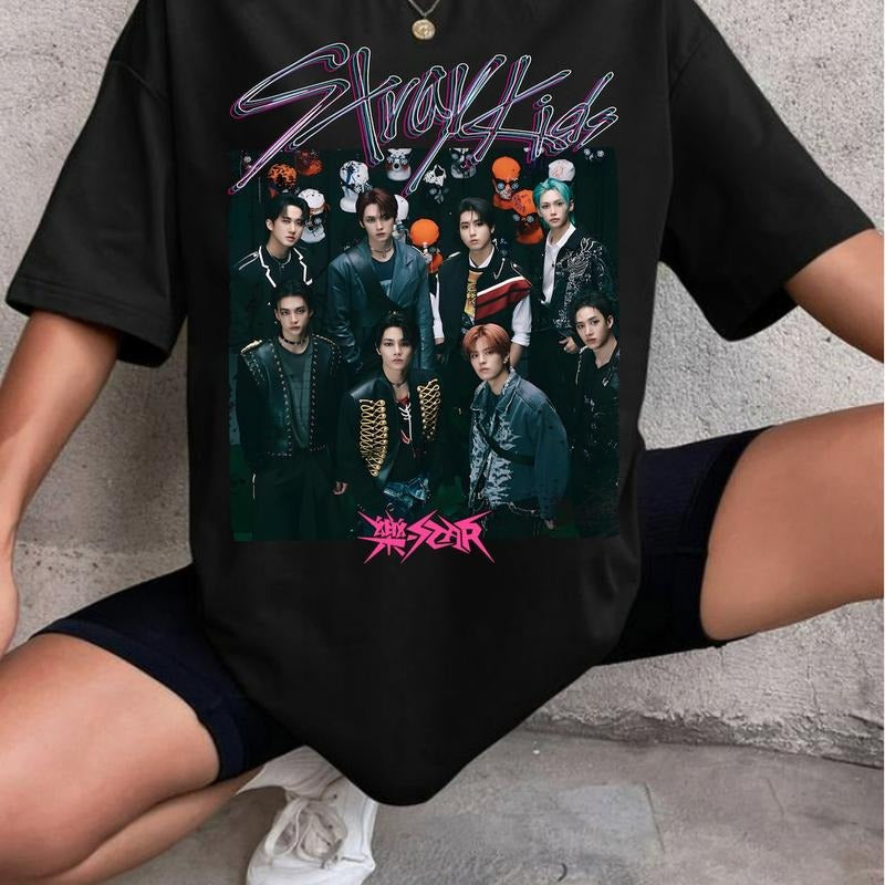 StrayKids ROCK-STAR Album Hoodie, StrayKids -STAR T-Shirt, Vintage StrayKids Skzoo, Skz Rock Star Shirt, Bang Chan, Lee Know, Changbin Tee