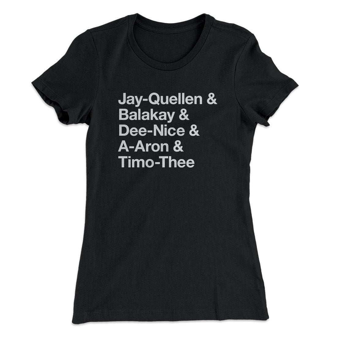 Substitute Teacher Names Women's T-Shirt
