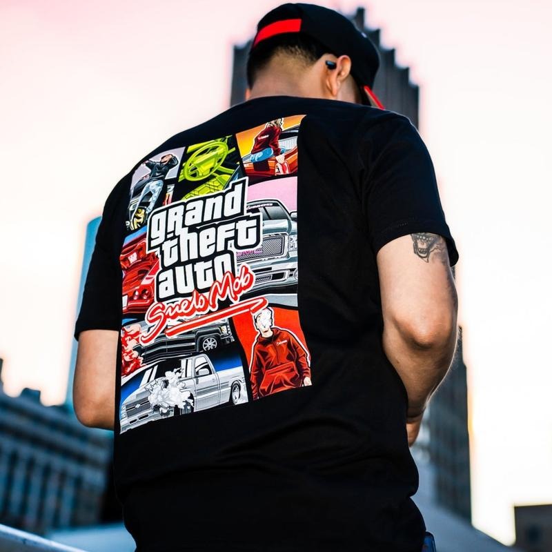 SueloMob GTA Tee, GTA Shirt, Gaming and Pickup Truck Shirt, Men's Car Lover T-Shirt, Automotive Graphic for Car Enthusiasts