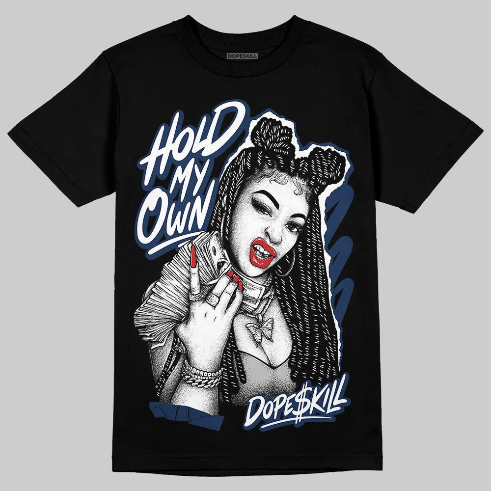 Summit White Navy 4s DopeSkill T-Shirt New H.M.O Graphic