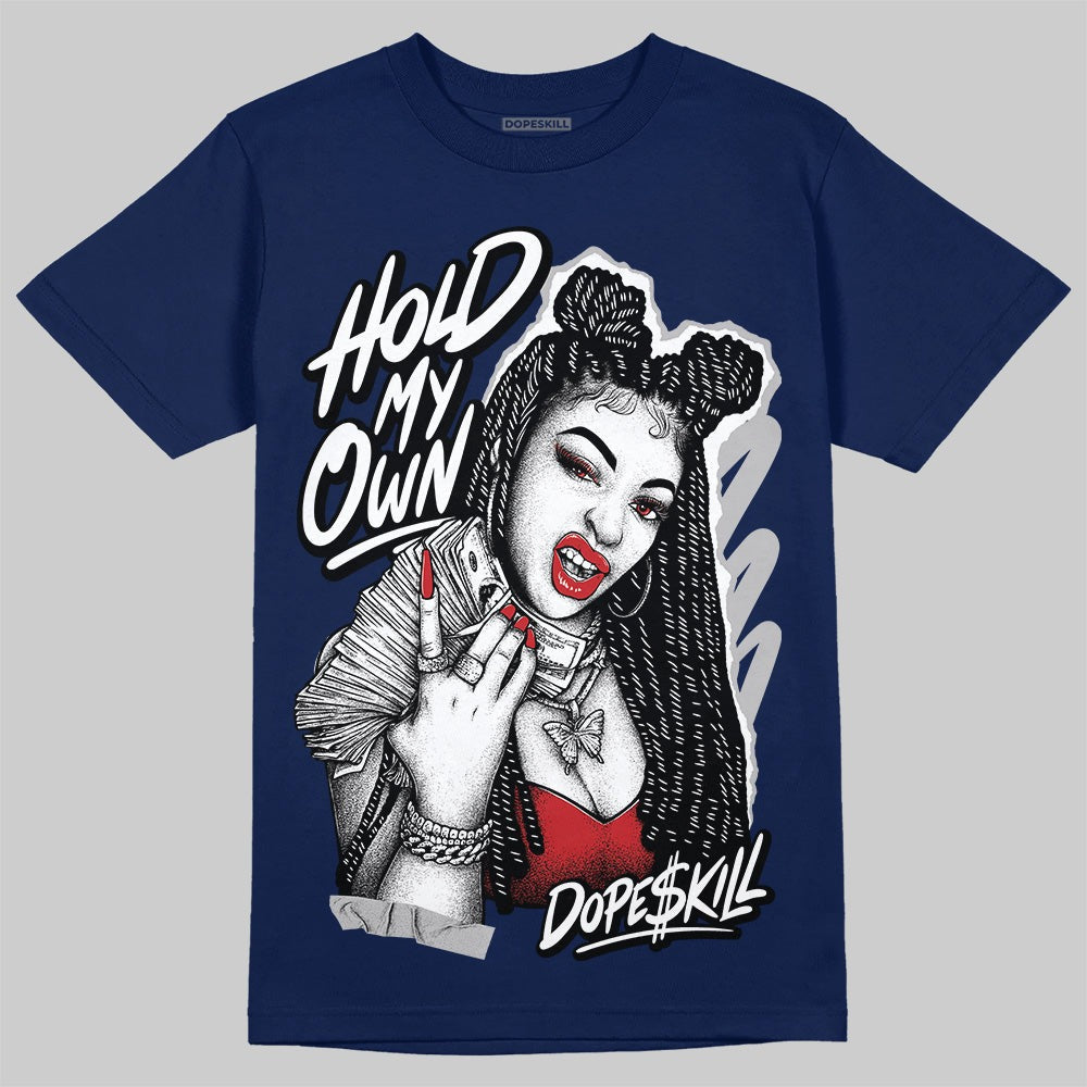 Summit White Navy 4s DopeSkill T-Shirt New H.M.O Graphic
