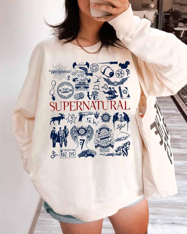 Supernatural Sweatshirt Hoodie T-Shirt Unisex style 001