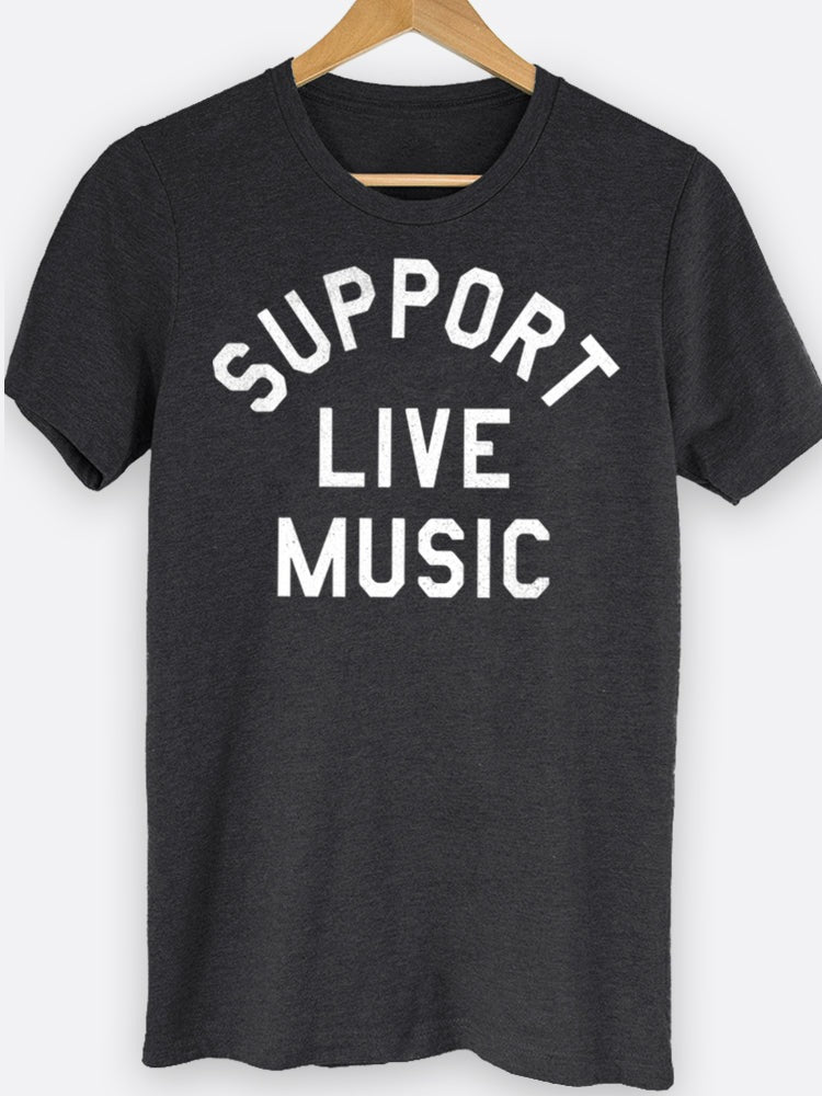 Support Live Music Graphic Tee