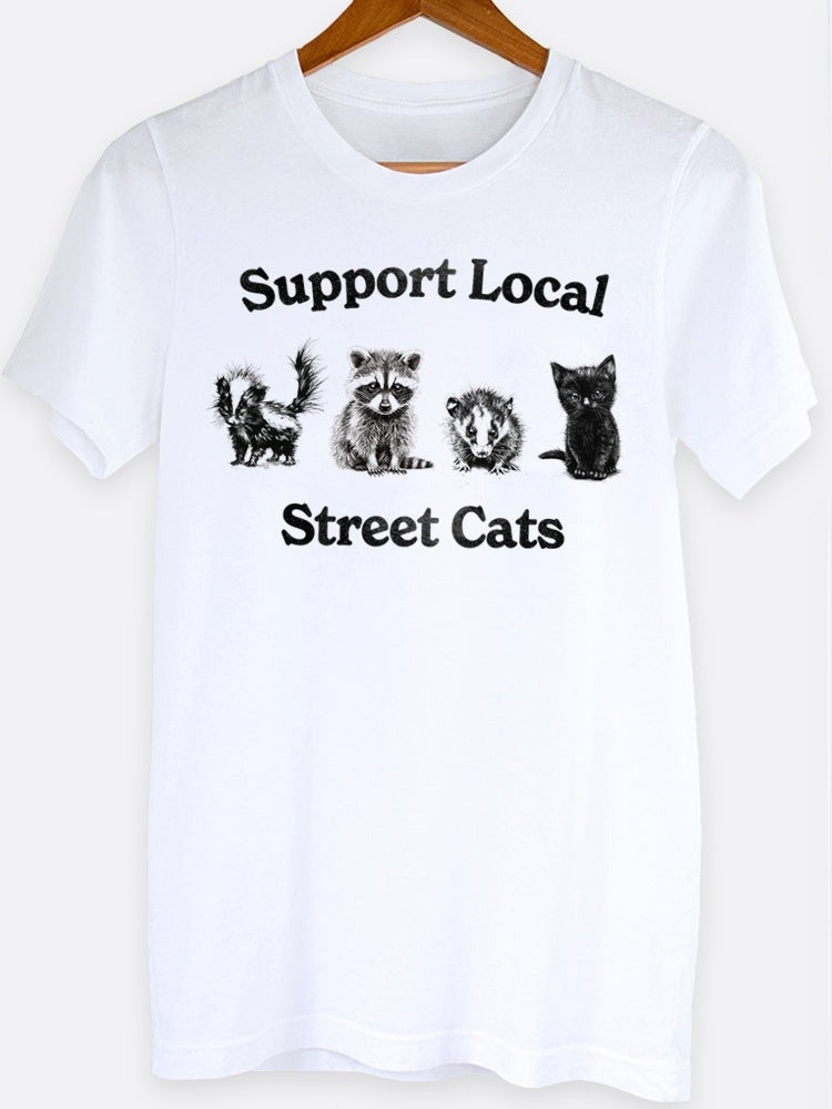 Support Local Street Cats Graphic Tee