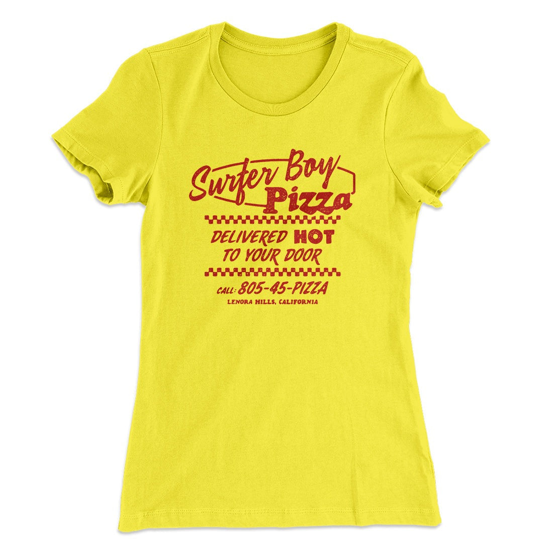 Surfer Boy Pizza Women's T-Shirt