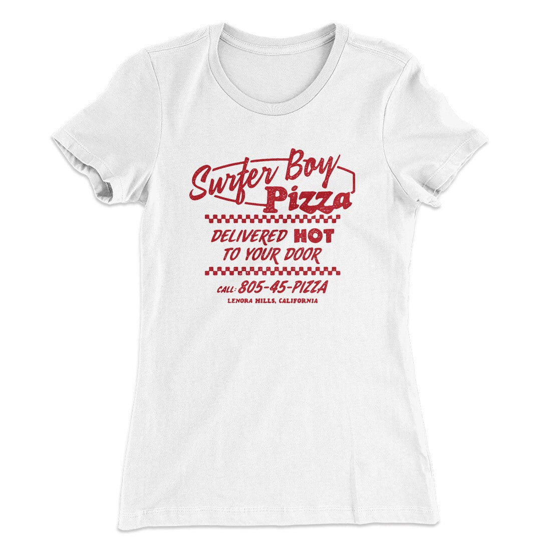 Surfer Boy Pizza Women's T-Shirt