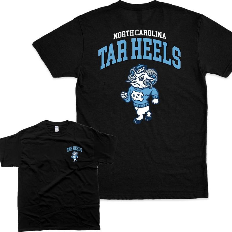 North Carolina Tar Heels UNC Mascot Hoodie/Sweatshirt/T-Shirt, For Men and Women - Unisex Style, 100% Cotton, Pullover