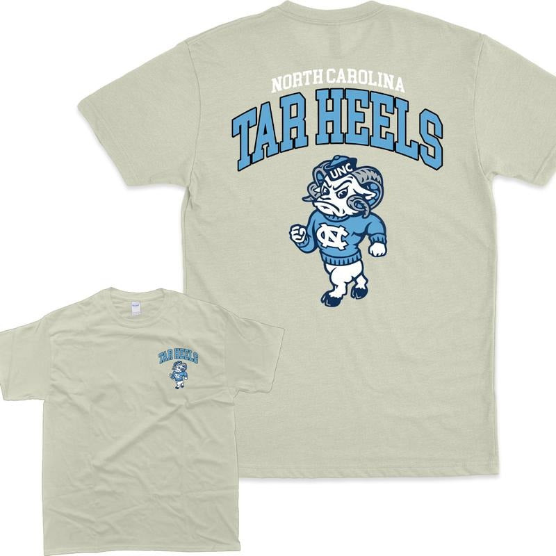 North Carolina Tar Heels UNC Mascot Hoodie/Sweatshirt/T-Shirt, For Men and Women - Unisex Style, 100% Cotton, Pullover