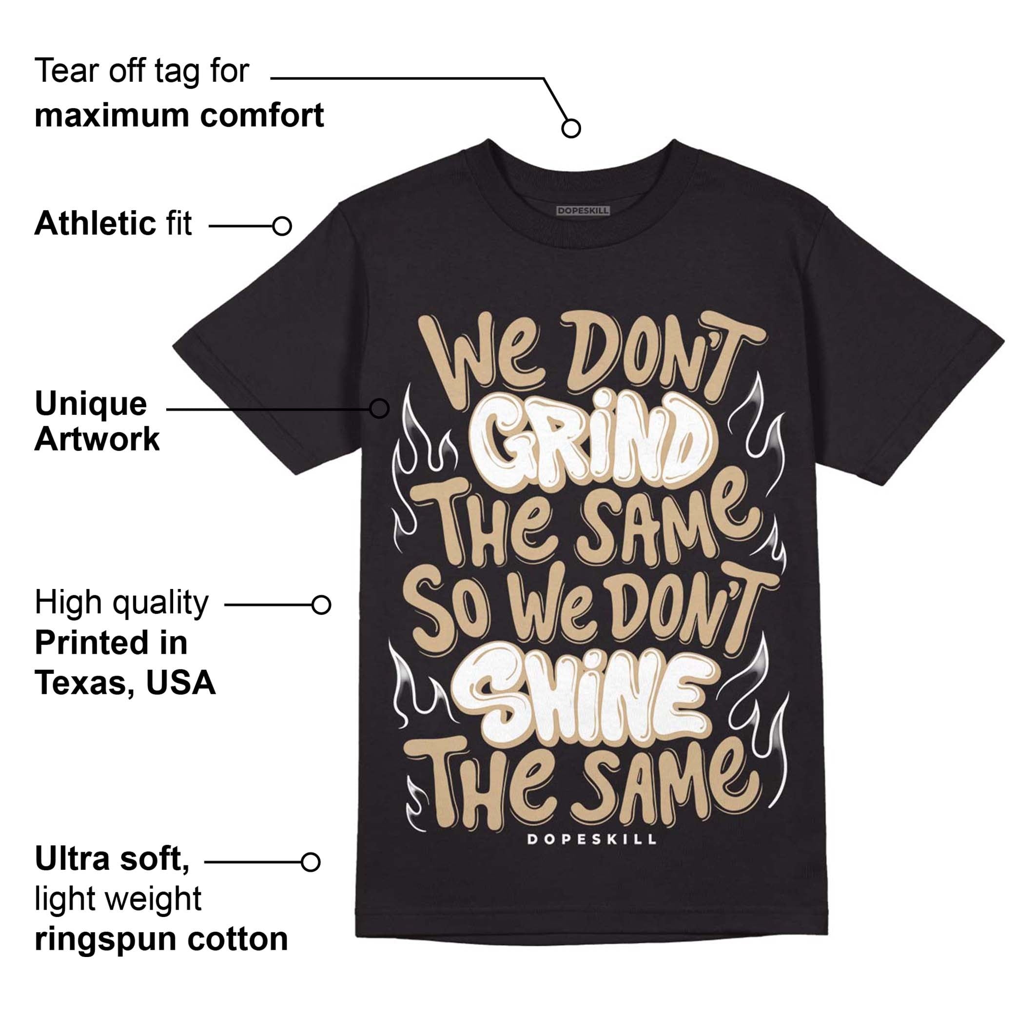 TAN Collection DopeSkill T-Shirt Grind Shine Graphic