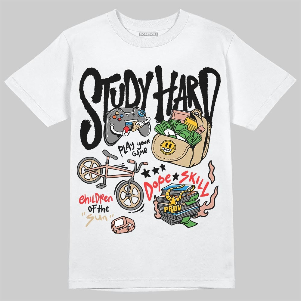 TAN Collection DopeSkill T-Shirt Study Hard Graphic