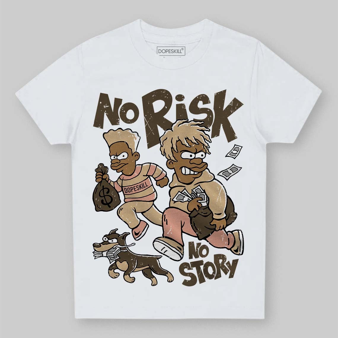TAN Collection DopeSkill Toddler Kids T-shirt No Risk No Story Graphic