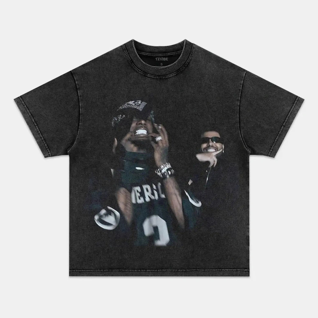 THE WEEKND & PLAYBOI CARTI 2.0 TEE Style001
