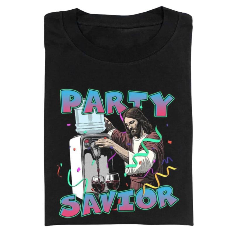 TIS THE SEASON TO TURN WATER INTO WINE TEE, vintage jessus shirt, Graphic party savior Tee, funny shirts for women, funny tee shirt, Streetwear Top