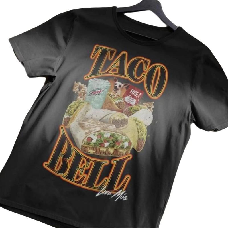 Taco Bell Vintage T-Shirt, Taco 90s Bootleg Shirt