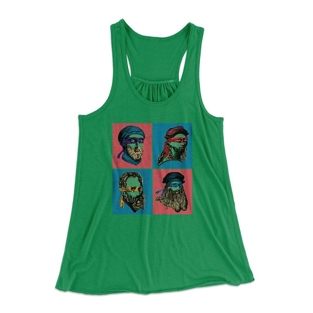 Teenage Mutant Ninja Artists Women's Flowey Tank Top