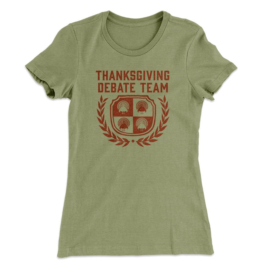 Thanksgiving Debate Team Funny Thanksgiving Women's T-Shirt