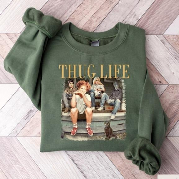 The Golden Girls Thug Life Haloween T-shirt, Hoodie, Sweatshirt, Gift For Woman And Man, Unisex Graphic Tee Fans, For Men, For Women Top Womenswear Streetwear