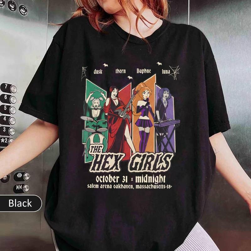 The Hex Girls and Daphne Scooby-Doo Shirt,Halloween Retro 90s Shirt, Scooby-Doo The Hex Girls,Halloween Costume Sweatshirt,Halloween Movie Shirt,Halloween Shirt Sweatshirt, Hoodie, Comfort Colors