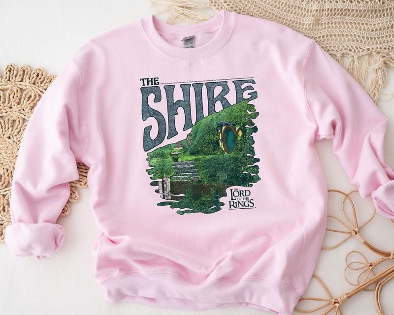 The Lord Of The Rings Sweatshirt  The Shire Sweatshirt  Christmas Gift for Hobbit Lovers  Merch Tolkien Aragorn Sweatshirt Unisex Sweats