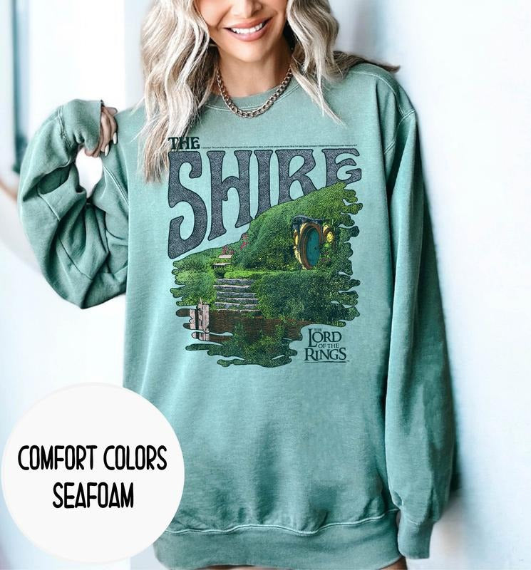 The Lord Of The Rings Sweatshirt  The Shire Sweatshirt  Christmas Gift for Hobbit Lovers  Merch Tolkien Aragorn Sweatshirt Unisex Sweats