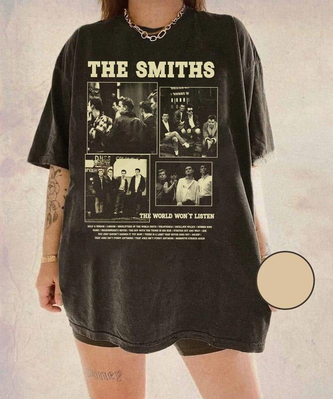 The World Won't Listen Album The Smiths Tshirt The Smiths Shirt, The World Won't Listen Album ,The Smiths Gift for men women unisex t-shirt