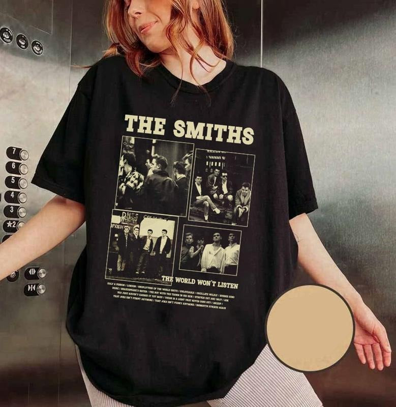 The World Won't Listen Album The Smiths Tshirt The Smiths Shirt, The World Won't Listen Album ,The Smiths Gift for men women unisex t-shirt