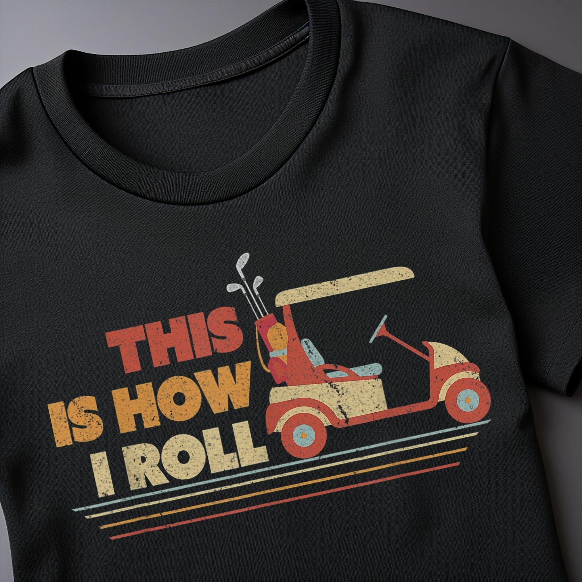 This Is How I Roll Vintage Golf t-shirt