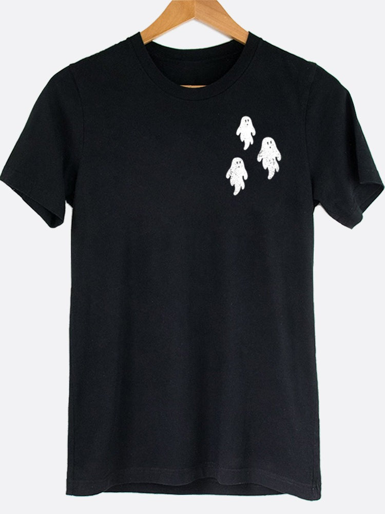 Three Floating Ghosts Graphic Tee