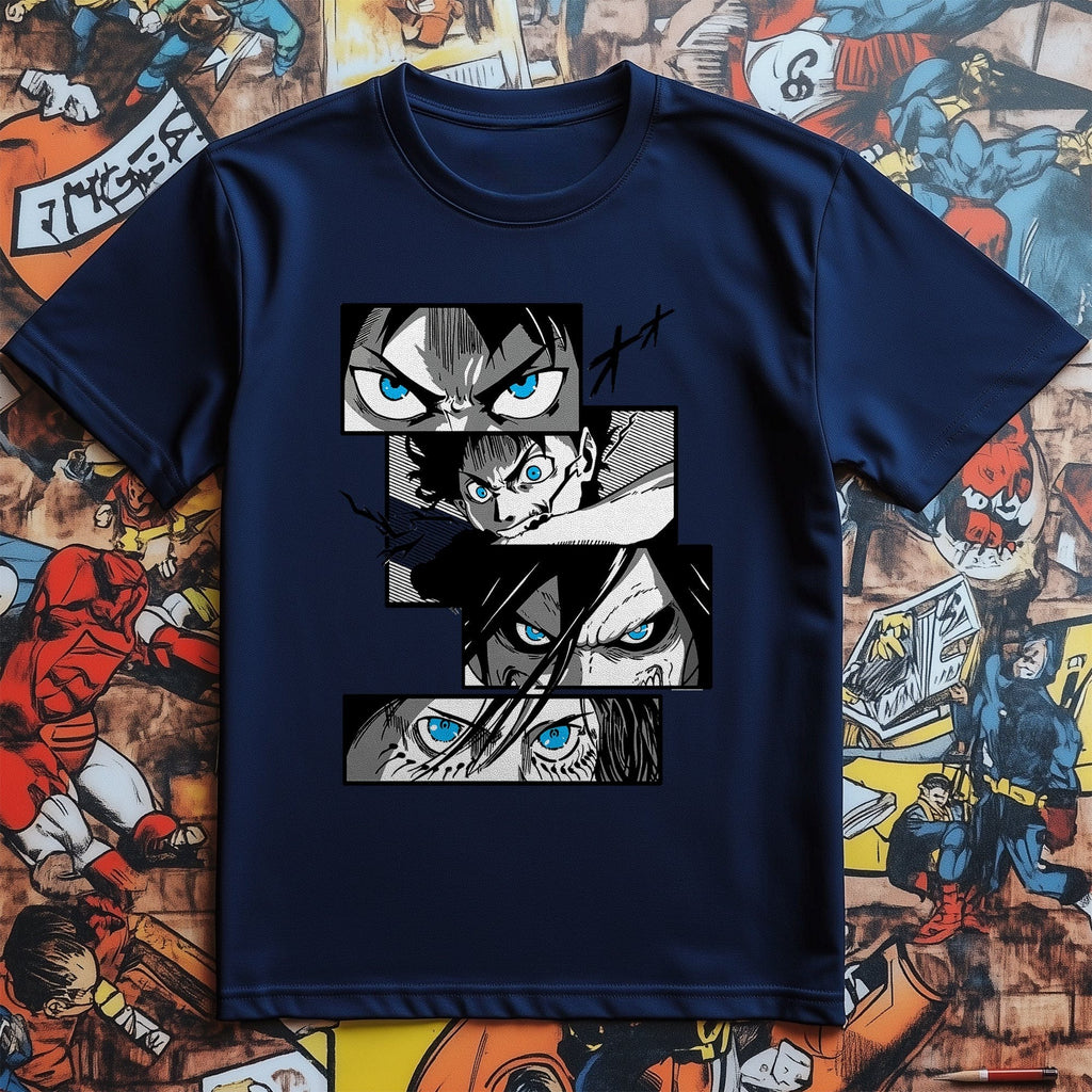 Titan Attack Anime Blocks T-Shirt