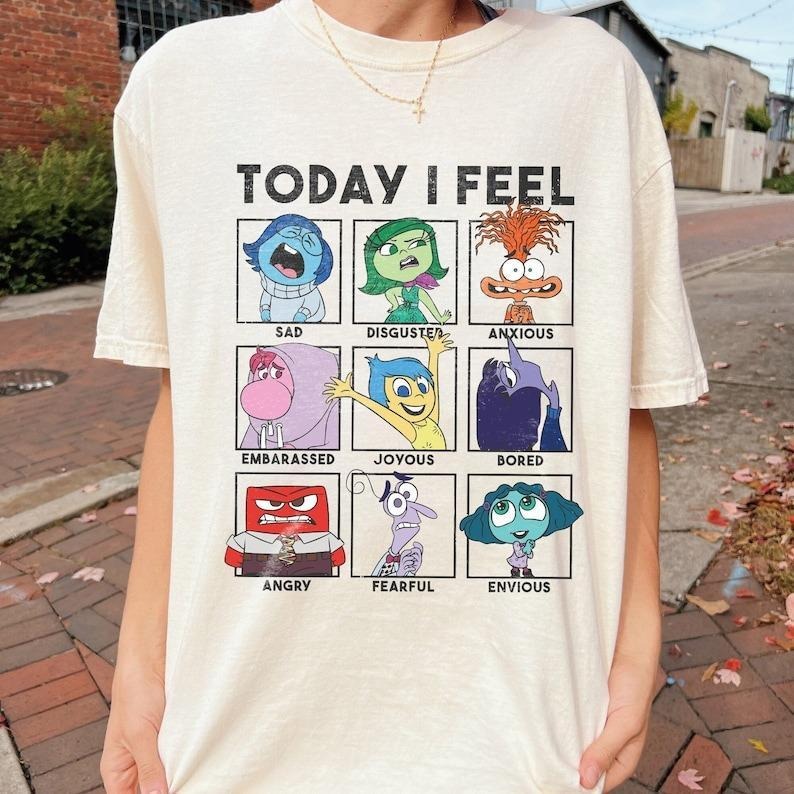 Today I Feel Inside Out Youth Shirt, Inside Out Characters Shirt, Inside Out Movie Shirt