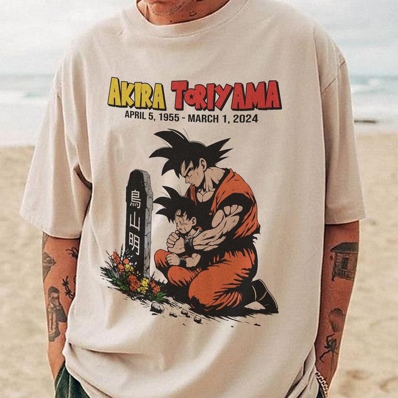 Toriyama Akira 1955-2024 Thank You for The Memories Shirt, Toriyama Akira Shirt, Dragon Bal Shirt, Goku Anime Shirt, Goku Dragon Shirt,Anime Unisex Sweatshirt hoodie T-shirt