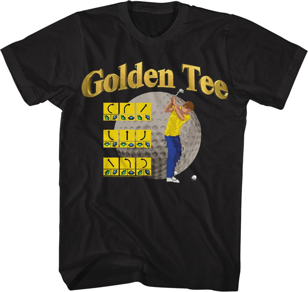Trackball Control Golden Tee Golf T-Shirt