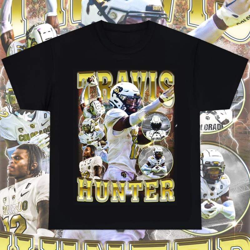 Travis Tee Hunter, Graphic for Men, Football Shirt 6GLOI