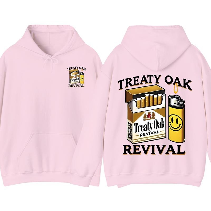 Treaty Oak Revival Cigarette Pack Hoodie, Crazy Music Pullover Hoodie, Graphic Hoodie, Gift for Fan