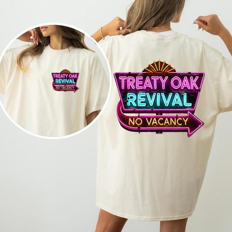 Treaty Oak Revival NO Vacancy Hoodies Sweater Tee, Trending Unisex Shirt, Gift For Music Fan