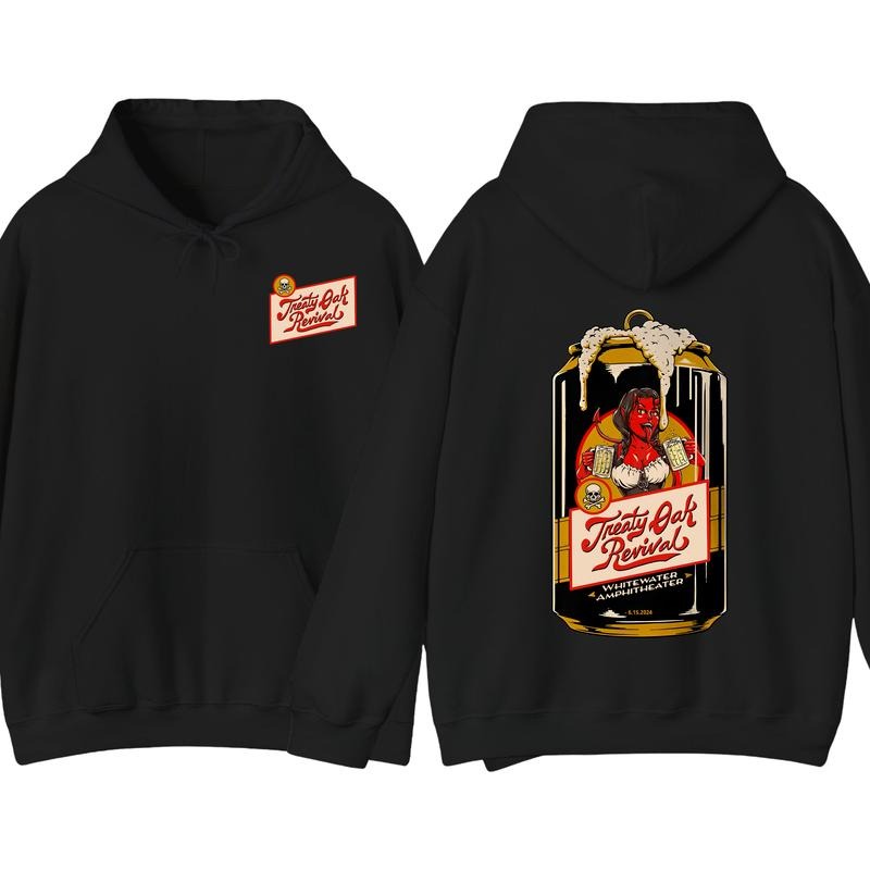 Treaty Oak Revival Whitewater Amphitheater Hoodie, Crazy Music Pullover Hoodie, Graphic Hoodie, Gift for Fan