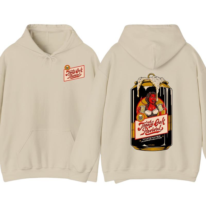 Treaty Oak Revival Whitewater Amphitheater Hoodie, Crazy Music Pullover Hoodie, Graphic Hoodie, Gift for Fan