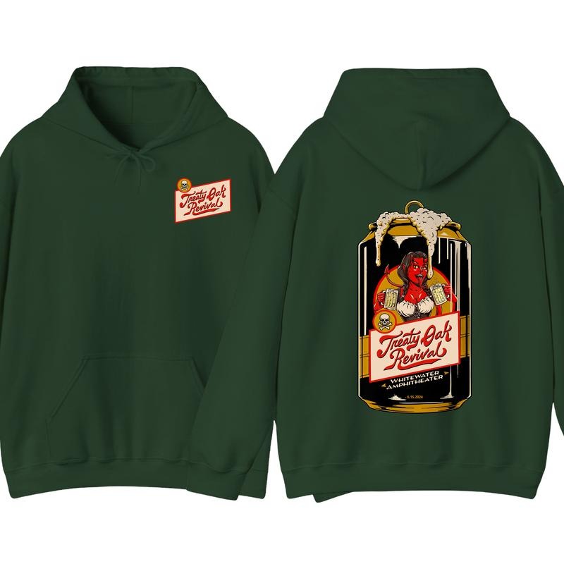 Treaty Oak Revival Whitewater Amphitheater Hoodie, Crazy Music Pullover Hoodie, Graphic Hoodie, Gift for Fan