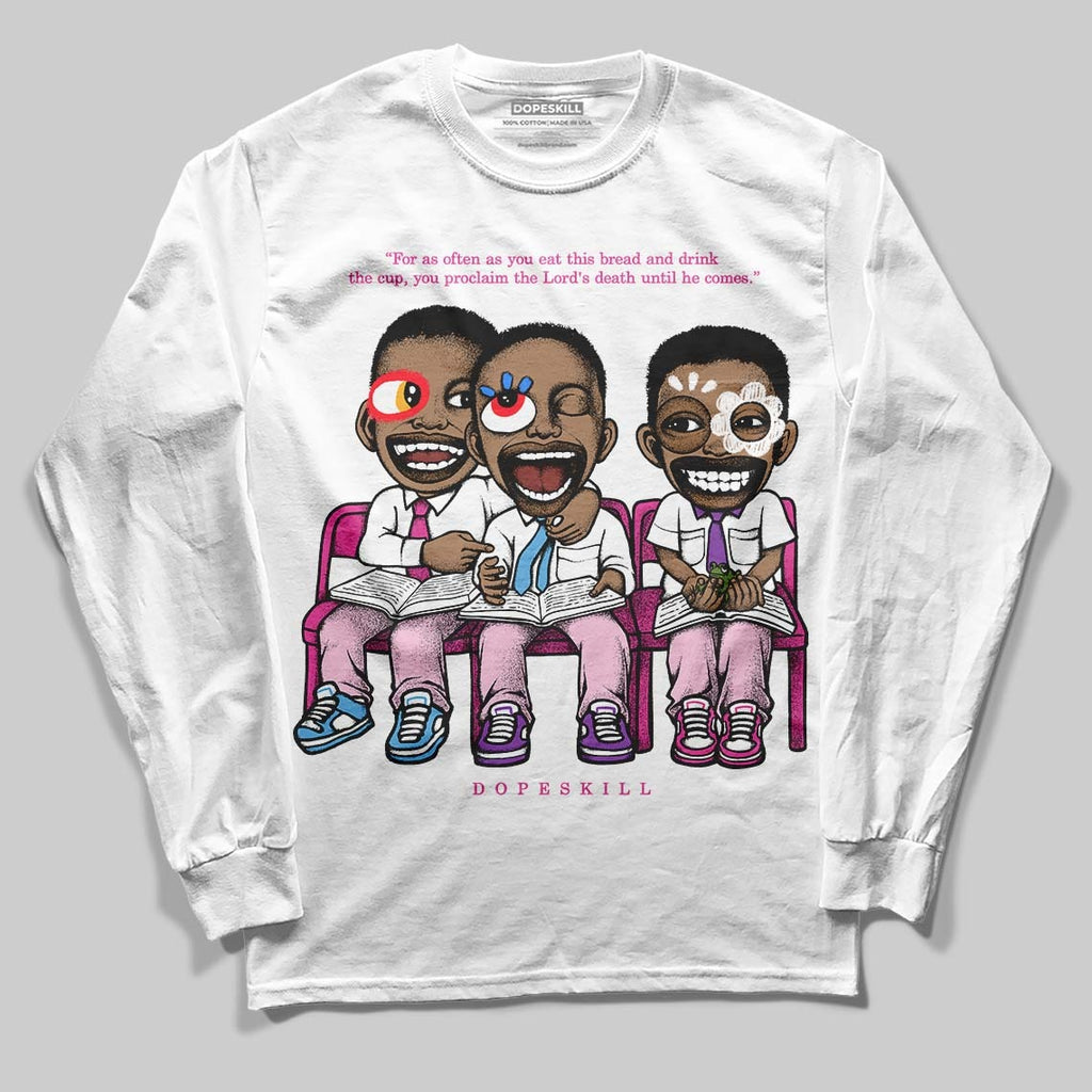 Triple Pink Dunk DopeSkill Long Sleeve T-Shirt First Sunday Graphic
