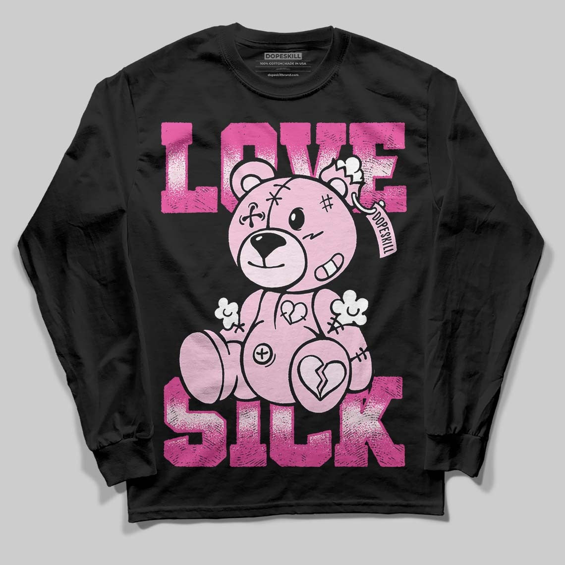 Triple Pink Dunk DopeSkill Long Sleeve T-Shirt Love Sick Graphic