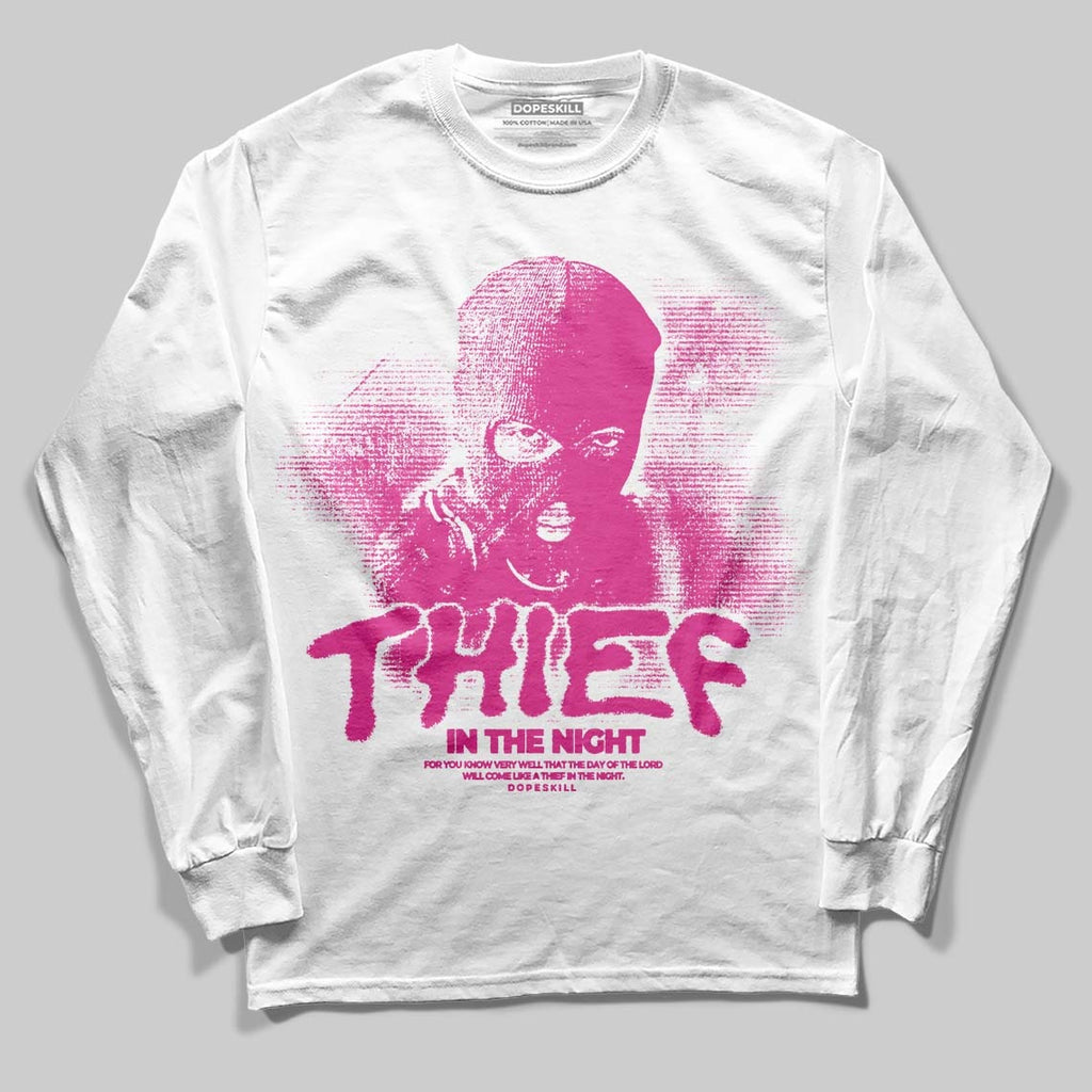 Triple Pink Dunk DopeSkill Long Sleeve T-Shirt Thief In The Night Graphic