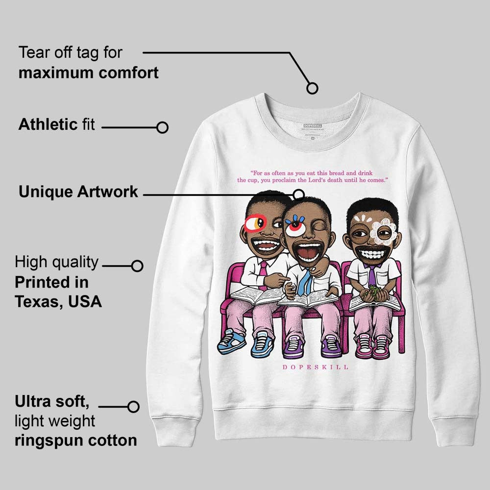 Triple Pink Dunk DopeSkill Sweatshirt First Sunday Graphic