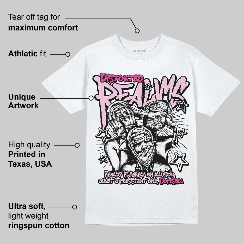 Triple Pink Dunk DopeSkill T-Shirt Distorted Realms Graphic