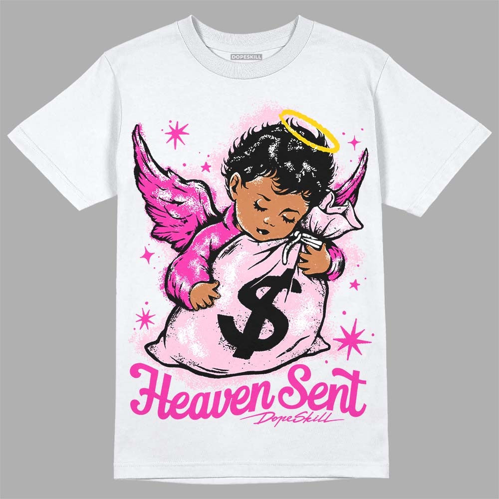 Triple Pink Dunk DopeSkill T-Shirt Heaven Sent Graphic
