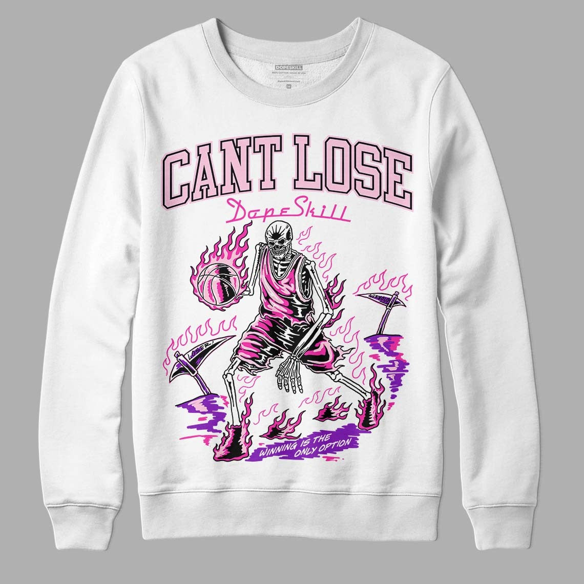 Triple Pink Dunk Low DopeSkill Sweatshirt Cant Lose Graphic