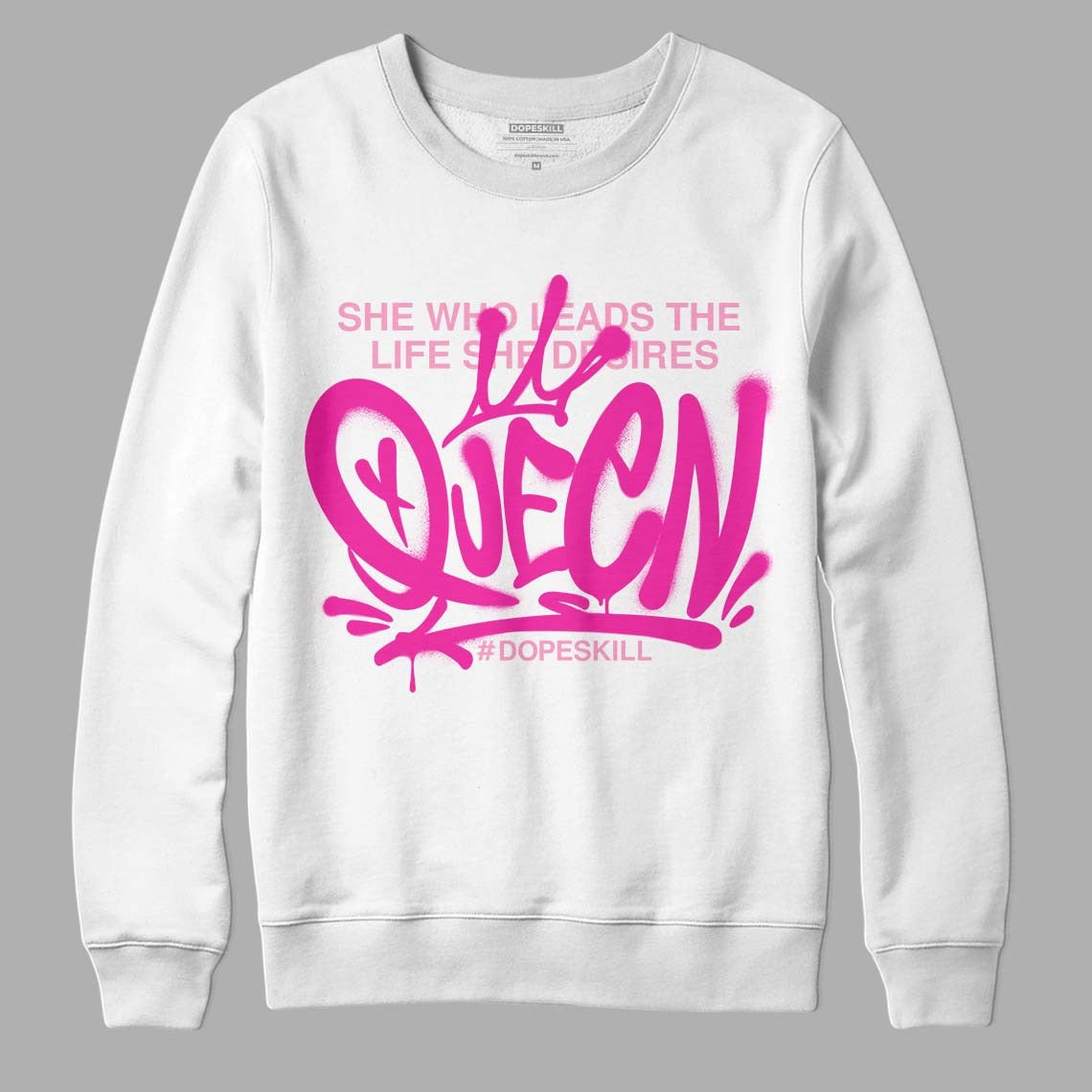 Triple Pink Dunk Low DopeSkill Sweatshirt Queen Graphic